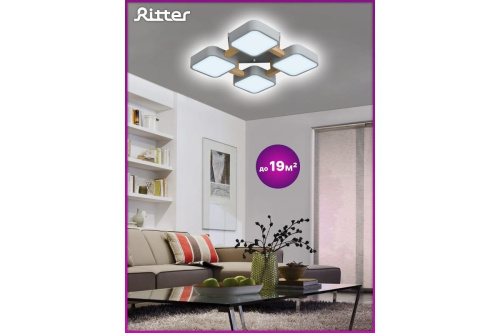 Потолочная светодиодная люстра Ritter Scandia 52073 3 Потолочная светодиодная люстра Ritter Scandia 52073 3