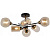 Потолочная люстра Illumico IL8243-6COU-79 BK GD