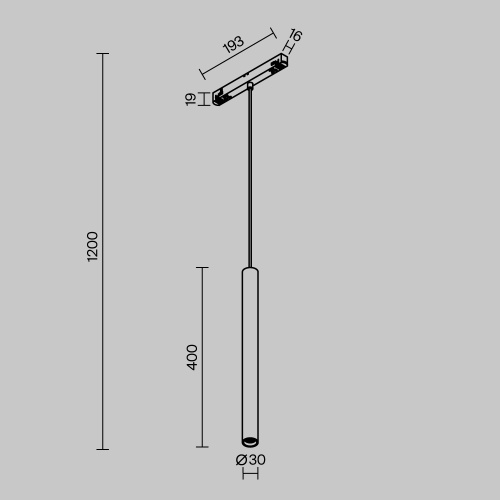 Трековый светильник Technical TR226-4-5WTW-M-DSZ-W Трековый светильник Technical TR226-4-5WTW-M-DSZ-W