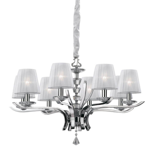 Подвесная люстра Ideal Lux Pegaso SP8 Bianco 059242 Подвесная люстра Ideal Lux Pegaso SP8 Bianco 059242
