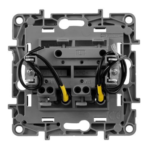Выключатель двухклавишный Legrand Etika с подсветкой 10A 250V алюминий 672404 Выключатель двухклавишный Legrand Etika с подсветкой 10A 250V алюминий 672404