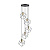Подвесная люстра Ideal Lux Ice SP5 Nero 237664 Подвесная люстра Ideal Lux Ice SP5 Nero 237664