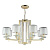 Подвесная люстра Crystal Lux Nicolas SP-PL8 Gold/White