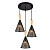 Подвесная люстра Seven Fires Adrien WD3603/3P-BK