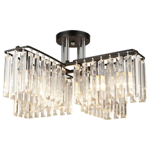 Потолочная люстра Seven Fires Berit WD3548/8C-BK-CR-CL Потолочная люстра Seven Fires Berit WD3548/8C-BK-CR-CL