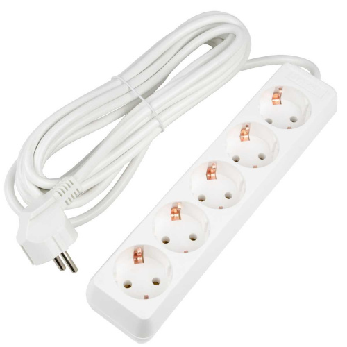Удлинитель Uniel Ultra 5гн х 5м с/з S-GCU5-5 White UL-00010009 Удлинитель Uniel Ultra 5гн х 5м с/з S-GCU5-5 White UL-00010009