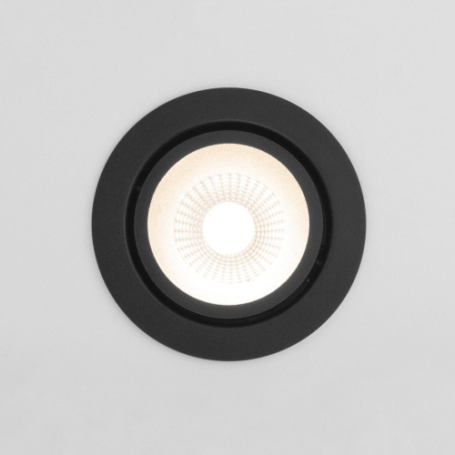 Встраиваемый светодиодный светильник Elektrostandard Nulla 15267/LED 7W 3000K BK/BK черный/черный a063972 Встраиваемый светодиодный светильник Elektrostandard Nulla 15267/LED 7W 3000K BK/BK черный/черный a063972