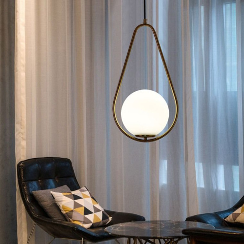 Подвесной Светильник Hoop Drop Brass By Imperiumloft Подвесной Светильник Hoop Drop Brass By Imperiumloft