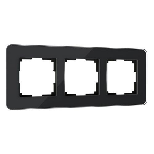 Рамка Werkel Elite на 3 поста черный W0032448 4690389196225 Рамка Werkel Elite на 3 поста черный W0032448 4690389196225