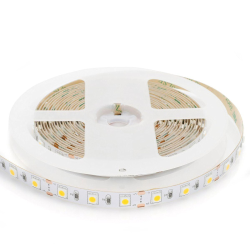 Светодиодная лента OGM 14,4W/m 60LED/m 5050SMD теплый белый 5M LSE-244 Светодиодная лента OGM 14,4W/m 60LED/m 5050SMD теплый белый 5M LSE-244