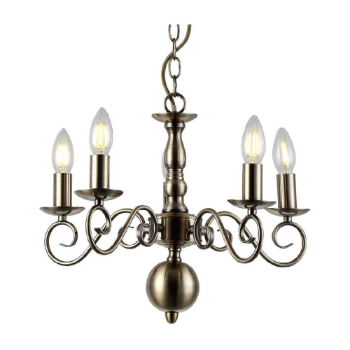 Подвесная люстра Arte Lamp A1129LM-5AB Подвесная люстра Arte Lamp A1129LM-5AB