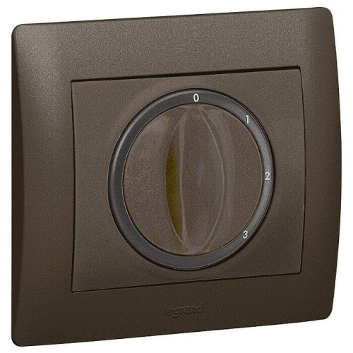 Переключатель вентиляции Legrand Galea Life 20A 250V 4-позиционный 775958 Переключатель вентиляции Legrand Galea Life 20A 250V 4-позиционный 775958
