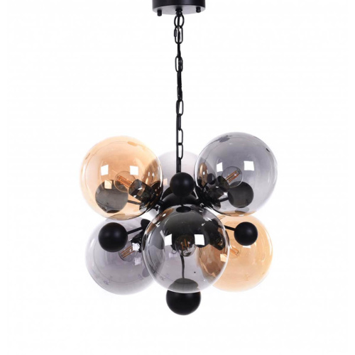 Подвесная люстра Lumina Deco Afrodis LDP 1138-6 AMB+GY Подвесная люстра Lumina Deco Afrodis LDP 1138-6 AMB+GY