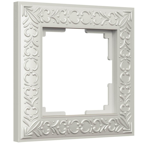 Рамка Werkel Antik на 1 пост жемчужный WL07-Frame-01 4690389063497 Рамка Werkel Antik на 1 пост жемчужный WL07-Frame-01 4690389063497