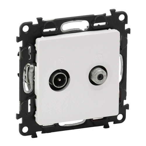 Розетка TV-SAT Legrand Valena Life c топологией звезда белая 753464 Розетка TV-SAT Legrand Valena Life c топологией звезда белая 753464
