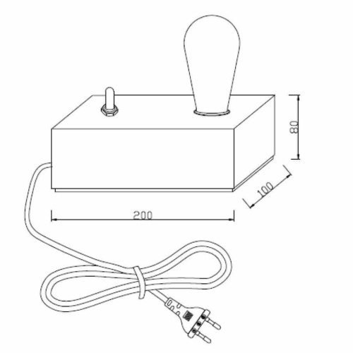 Настольная лампа Lucide Edison 08516/04/72 Настольная лампа Lucide Edison 08516/04/72