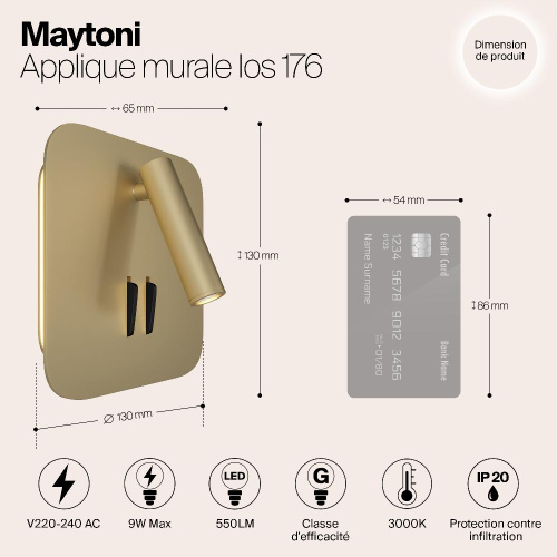 Светодиодный спот Maytoni Ios 176 C175-WL-01-6W-MG