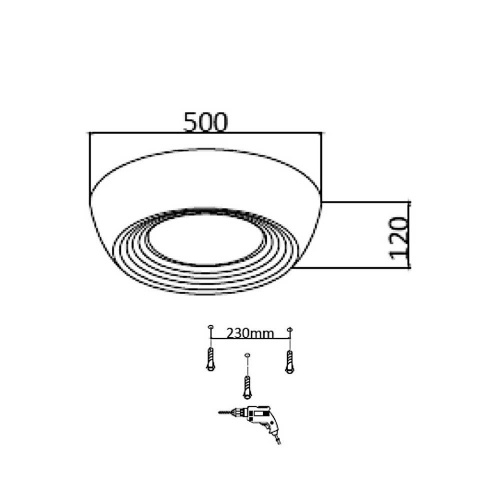 Потолочный светодиодный светильник Sonex Avra Cronus 7716/54L Потолочный светодиодный светильник Sonex Avra Cronus 7716/54L