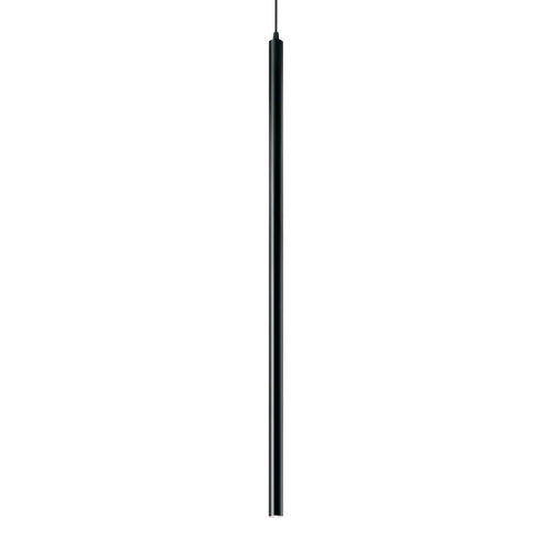 Подвесной светодиодный светильник Ideal Lux Ultrathin D100 Round Nero 142913 Подвесной светодиодный светильник Ideal Lux Ultrathin D100 Round Nero 142913