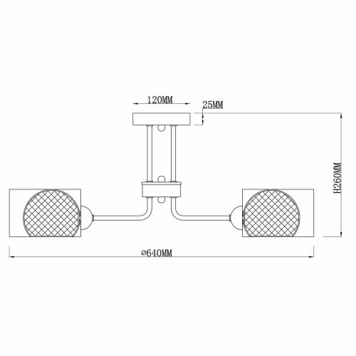 Потолочная люстра Rivoli Mod 3034-303 Б0037687 Потолочная люстра Rivoli Mod 3034-303 Б0037687