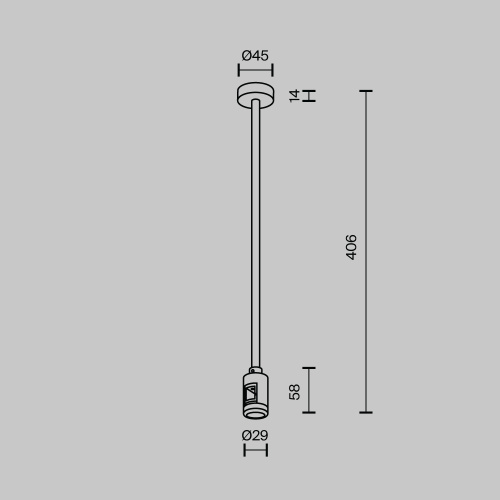 Комплектующие для трековой системы Technical TRA158C-BL1-BS Комплектующие для трековой системы Technical TRA158C-BL1-BS