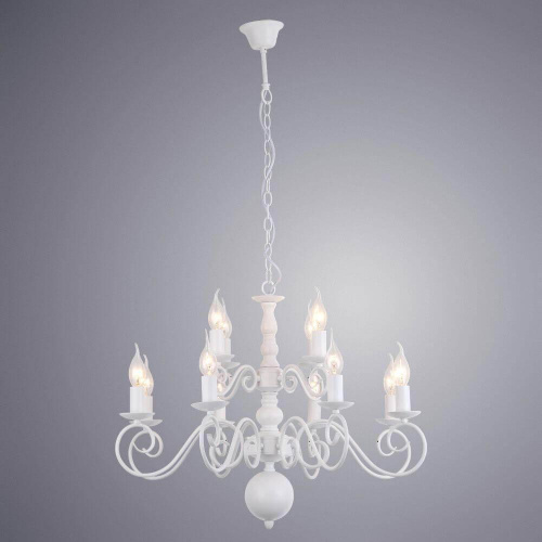 Подвесная люстра Arte Lamp A1129LM-12WH Подвесная люстра Arte Lamp A1129LM-12WH