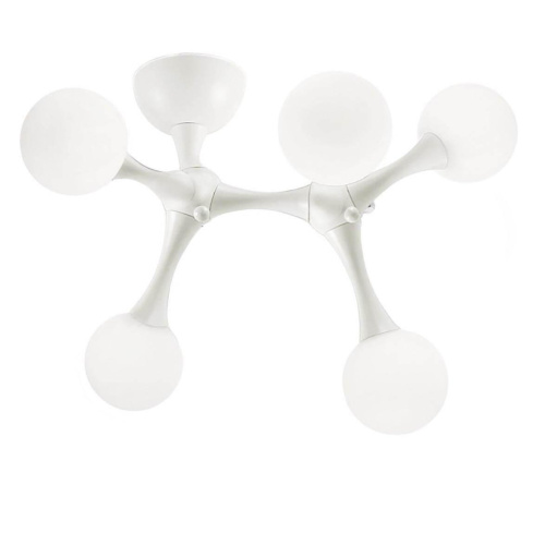 Потолочная люстра Ideal Lux Nodino PL5 Bianco 149615 Потолочная люстра Ideal Lux Nodino PL5 Bianco 149615