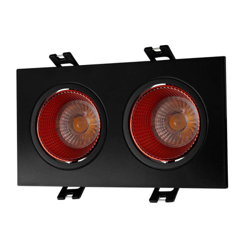 Встраиваемый светильник Denkirs DK3072-BK+RD Встраиваемый светильник Denkirs DK3072-BK+RD