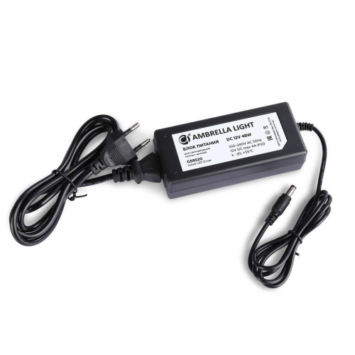 Блок питания Ambrella light Illumination LED Driver 12V 48W IP20 4A GS8520 Блок питания Ambrella light Illumination LED Driver 12V 48W IP20 4A GS8520
