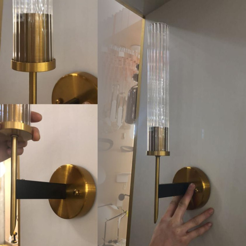 Настенный светильник Alouette 1 brass Настенный светильник Alouette 1 brass