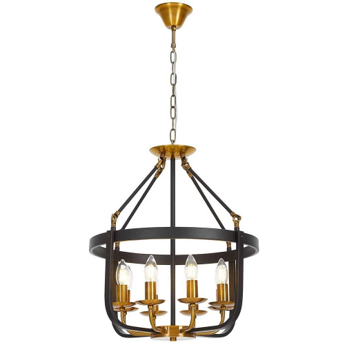 Подвесная люстра Lumina Deco Berling LDP 8024-8 BK+MD Подвесная люстра Lumina Deco Berling LDP 8024-8 BK+MD