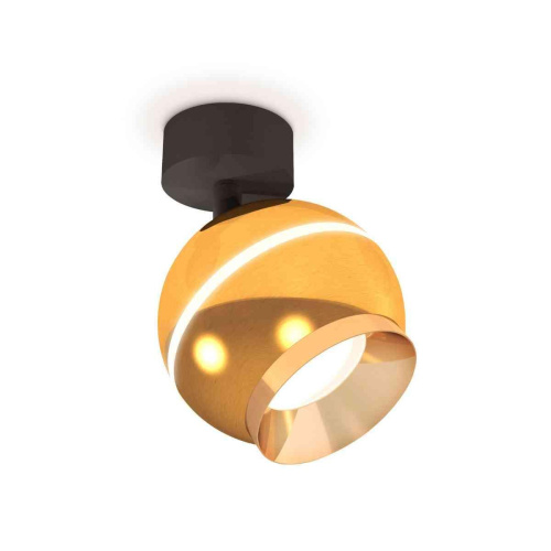 Комплект накладного светильника Ambrella light Techno Spot XM1105002 PYG/SBK золото желтое полированное/черный песок (A2210,C1105,N7034) Комплект накладного светильника Ambrella light Techno Spot XM1105002 PYG/SBK золото желтое полированное/черный песок (A2210,C1105,N7034)