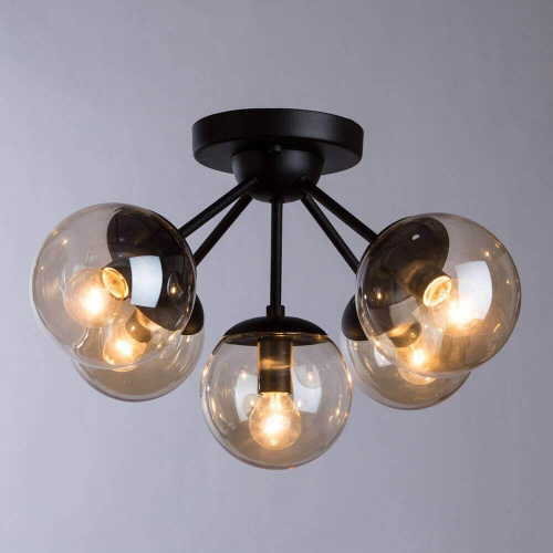 Потолочная люстра Arte Lamp A1664PL-5BK Потолочная люстра Arte Lamp A1664PL-5BK