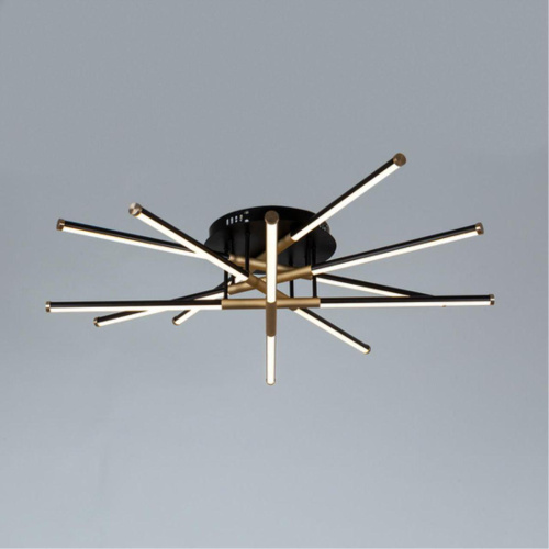 Потолочная светодиодная люстра Arte Lamp Fernando A2199PL-6BK Потолочная светодиодная люстра Arte Lamp Fernando A2199PL-6BK