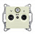 Розетка TV/R/SAT проходная Schneider Electric Sedna 4dB SDN3501447