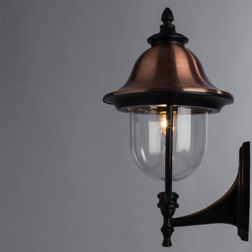 Уличный настенный светильник Arte Lamp Barcelona A1481AL-1BK Уличный настенный светильник Arte Lamp Barcelona A1481AL-1BK