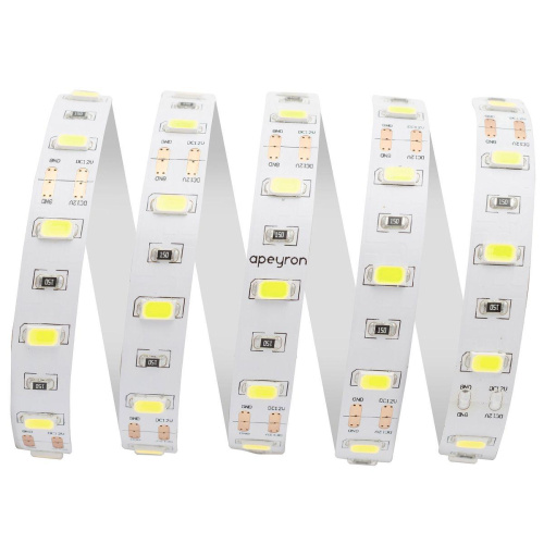 Светодиодная лента Apeyron 9,6W/m 60LED/m 5630SMD холодный белый 3M 204BL Светодиодная лента Apeyron 9,6W/m 60LED/m 5630SMD холодный белый 3M 204BL