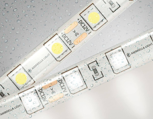 Светодиодная влагозащищенная лента Ambrella Light 14,4W/m 60LED/m 5050SMD дневной белый 5M GS2102 Светодиодная влагозащищенная лента Ambrella Light 14,4W/m 60LED/m 5050SMD дневной белый 5M GS2102