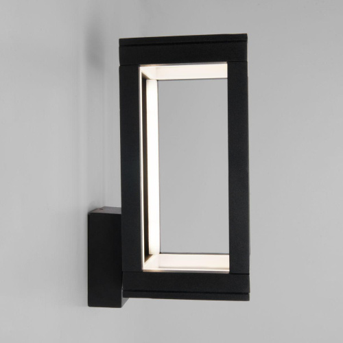 Уличный настенный светодиодный светильник Elektrostandard Frame 1527 Techno Led черный a051855 Уличный настенный светодиодный светильник Elektrostandard Frame 1527 Techno Led черный a051855
