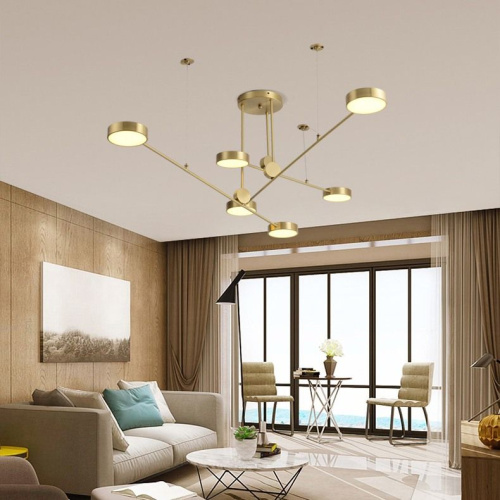 Подвесная Люстра Technum Led Gold By Imperiumloft Подвесная Люстра Technum Led Gold By Imperiumloft