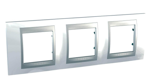 Рамка 3-постовая Schneider Electric Unica Top MGU66.006.092 Рамка 3-постовая Schneider Electric Unica Top MGU66.006.092