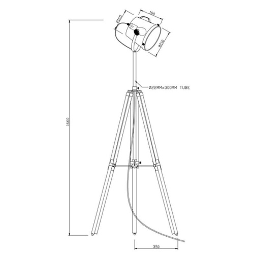 Торшер Zumaline Energy TS-065909F Торшер Zumaline Energy TS-065909F