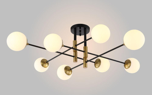 Потолочная люстра Crystal Lux Fidel PL8 Black Потолочная люстра Crystal Lux Fidel PL8 Black
