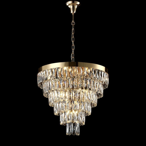 Подвесная люстра Crystal Lux Abigail SP-PL15 D620 Gold/Transparent Подвесная люстра Crystal Lux Abigail SP-PL15 D620 Gold/Transparent
