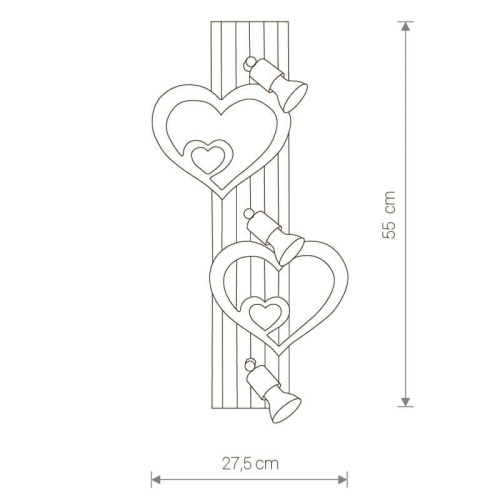 Спот Nowodvorski Heart 9063 Спот Nowodvorski Heart 9063