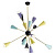 Люстра Sputnik Chandelier Multi Color By Imperiumloft