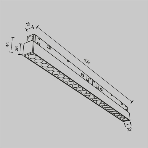 Трековый светильник Technical TR031-4-24WTW-DD-B Трековый светильник Technical TR031-4-24WTW-DD-B