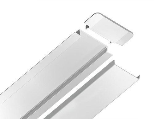 Встраиваемый профиль с рассеивателем Ambrella Illumination GP1100WH Встраиваемый профиль с рассеивателем Ambrella Illumination GP1100WH