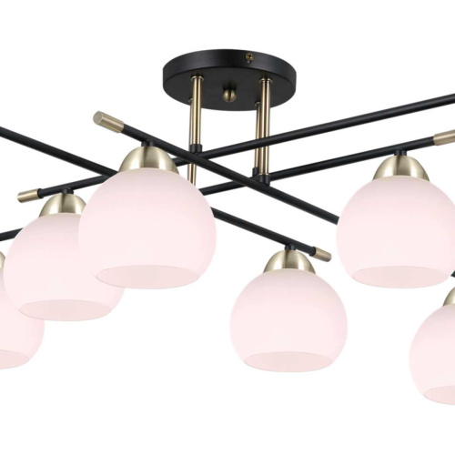 Потолочный светильник ILLUMICO IL0446-8CSQ-24 BK AB LIBRA Потолочный светильник ILLUMICO IL0446-8CSQ-24 BK AB LIBRA
