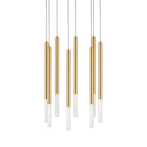 L8T747133 Люстра TUBO LED 40W 2000LM 360G ЗОЛОТО 3000K